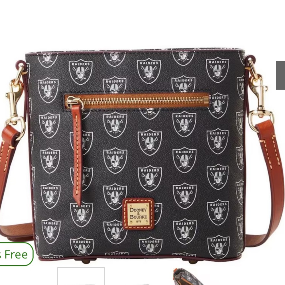 Dooney and burke raiders crossbody purse